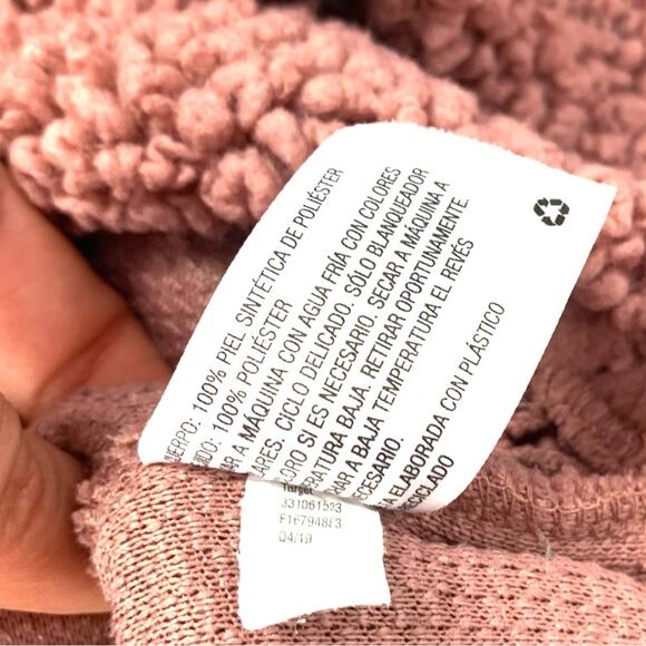 Faux Fur Sherpa Cropped Pullover - Picture 9 of 10